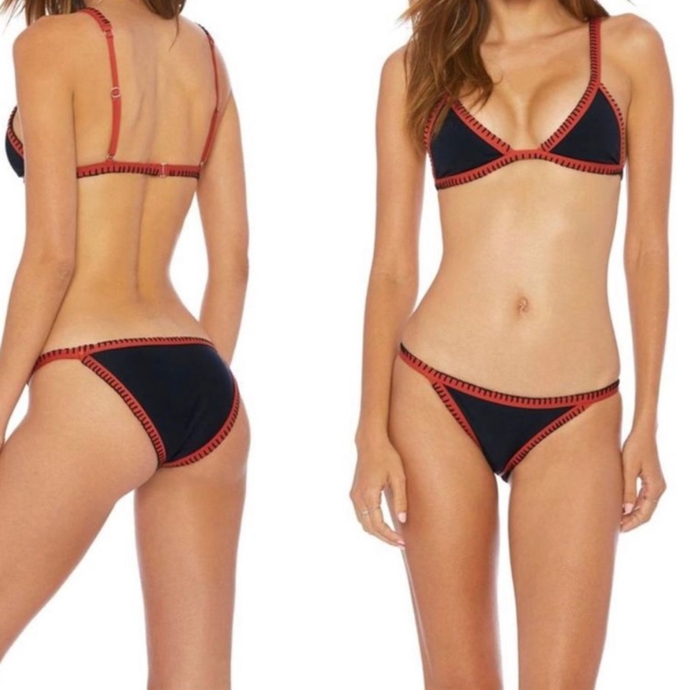 Ellejay Tara Bikini Bottom NEW NWT XS Black Brown